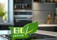 百得集成灶财服热线平台介绍-集成灶绿叶标志：闪耀智慧生活新选择