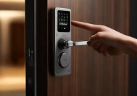 指E家智能指纹锁快速救援剖析：指纹锁亚克力展架：提升家居安全与美观的新选择