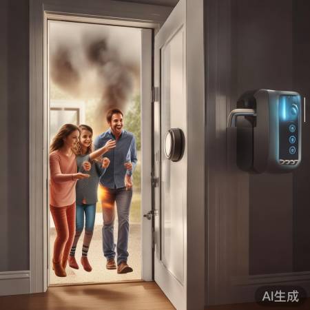 智能锁安全开关,紧急逃生助手