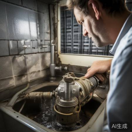 洗衣机排水泵老化，可自行更换