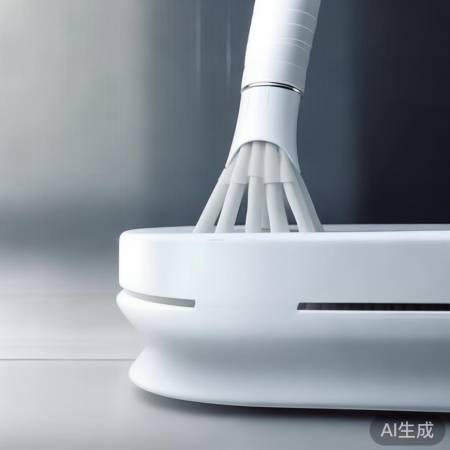 智能马桶刷:手柄舒适,刷头适中