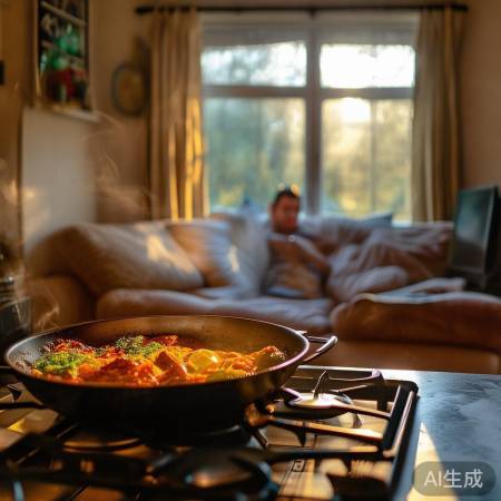 周末下午，茶香饭香诱人。