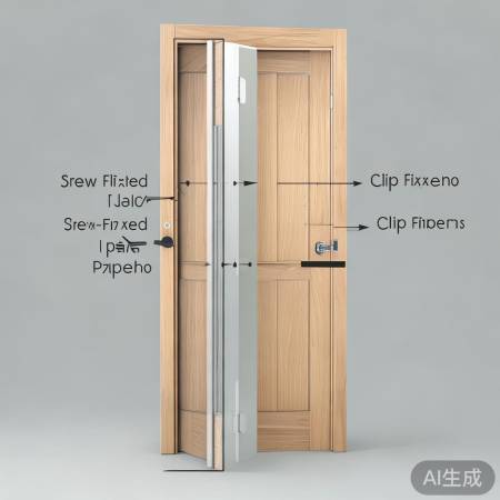 防盗门面板类型及拆卸方法