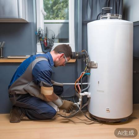 安装热水器，注意电源与管道