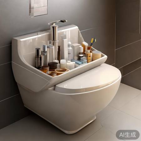 智能马桶置物架,生活好帮手