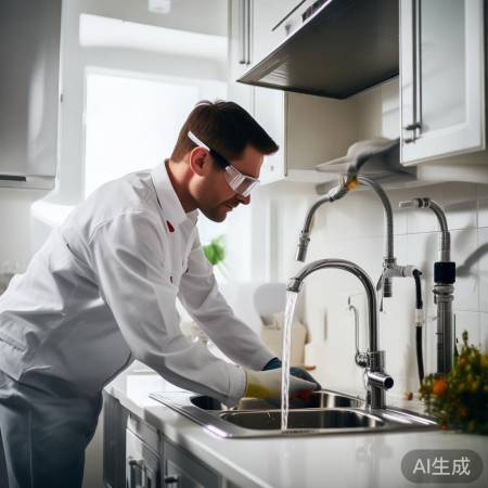 安装完毕，检查水阀和燃气管道