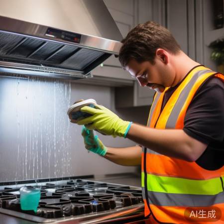 清洗油烟机,先断电!