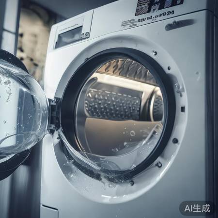 洗衣机不存水清洗，更健康卫生。
