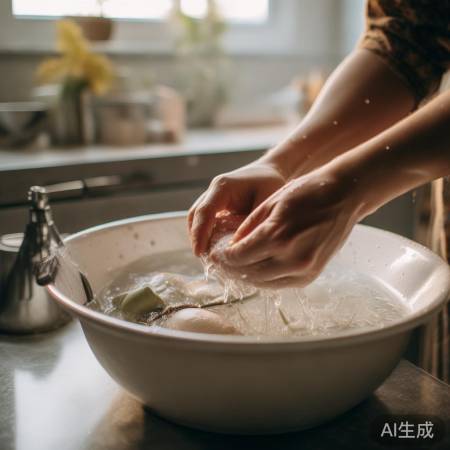 温水清洗第一步