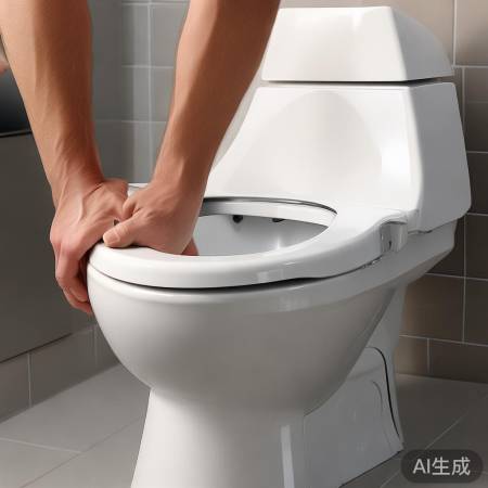 “马桶后盖扣紧方法”