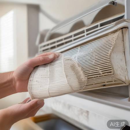 清洗空调滤网，呼吸顺畅