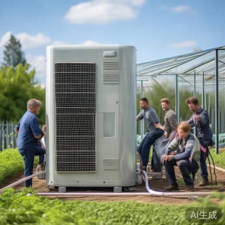 空气能热泵易装长寿,省心养殖神