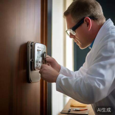 专业团队安装指纹锁