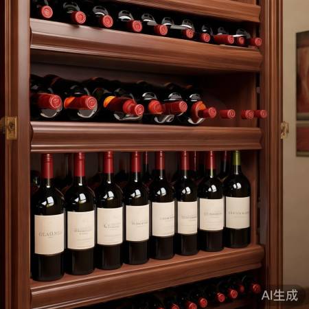 酒柜层高宜1米,取酒方便。