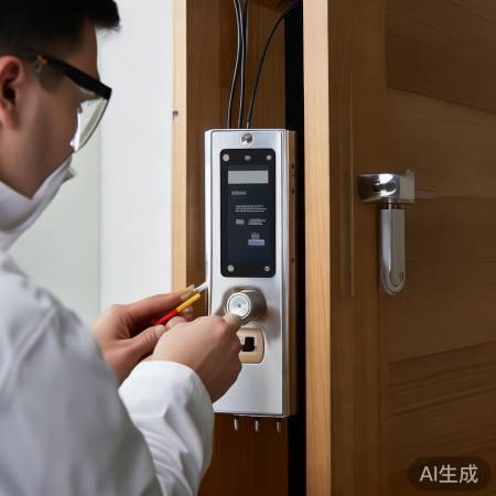 安装智能锁,调试指纹密码