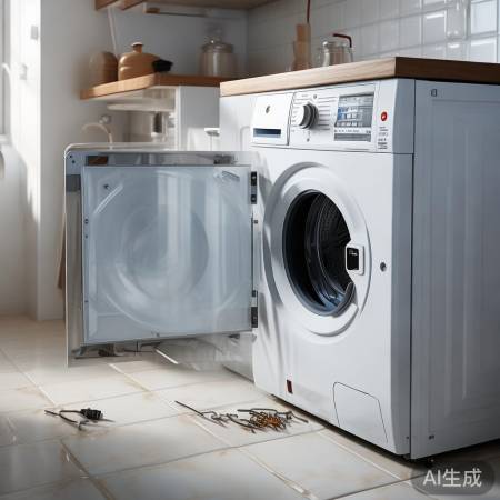 洗衣机异响，检查紧固零件