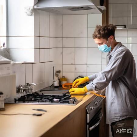 更换烟管,先关阀断电