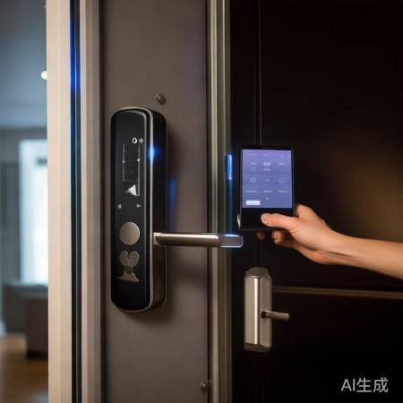 手机开门,自动上锁