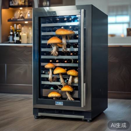 红酒柜变蘑菇箱