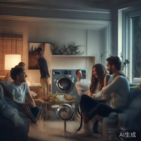 超静音洗衣机，工作不打扰