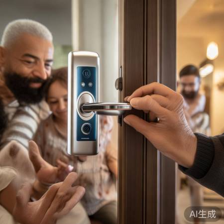 Kara指纹锁易装易用