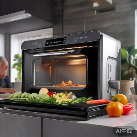 先科油烟机：照明智能，操作简便