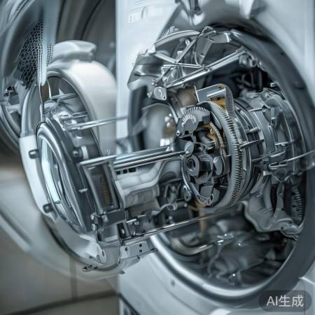 洗衣机内部复杂，噪音问题大