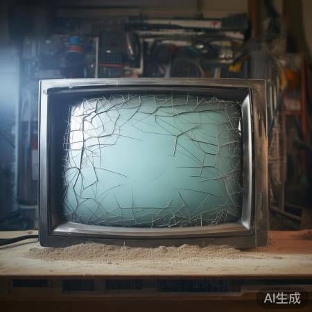 CRT电视破损，速处理防铅尘