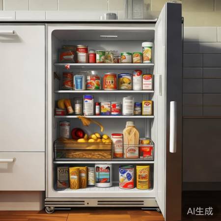 冰箱杂物速清理