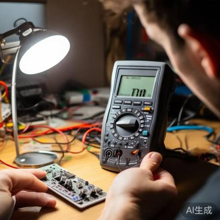 “使用万用表检测阻值”