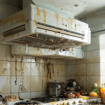 空调油烟机，定期清洗，健康厨房