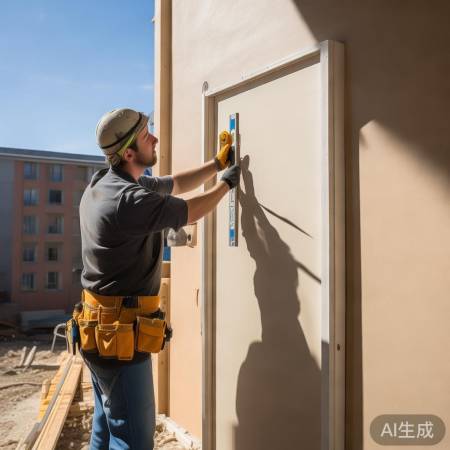 固定门框步骤