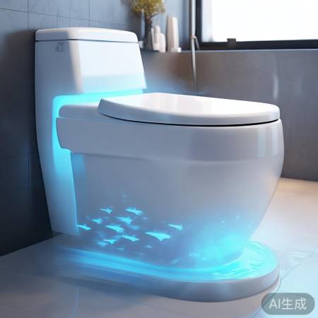 智能马桶：自动冲水加热，舒适便
