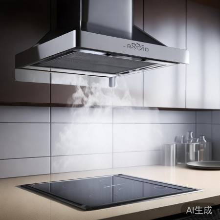 自清洁油烟机，轻松洗。