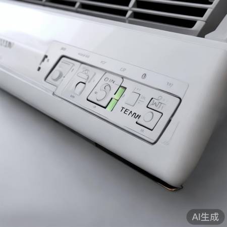 空调面板关键按钮：AUTO、O