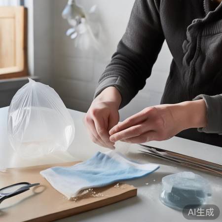 准备工具，手净布净