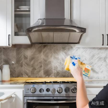 “韩丽油烟机清洗妙招，油渍轻松