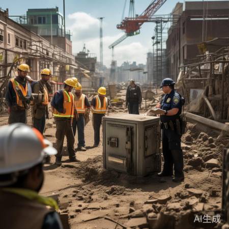 工地挖出保险柜，警方介入处理