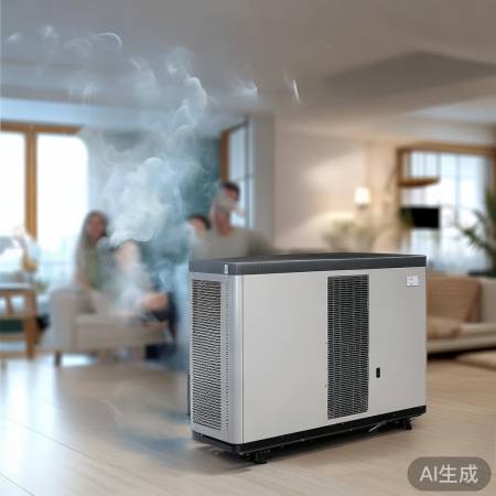 空气能热水器，操作便捷舒适