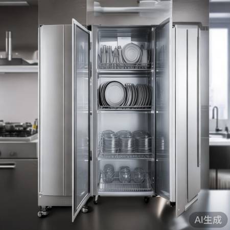 立式消毒柜空间大，消毒效果好