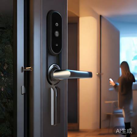 指纹锁，手机连，安全无忧