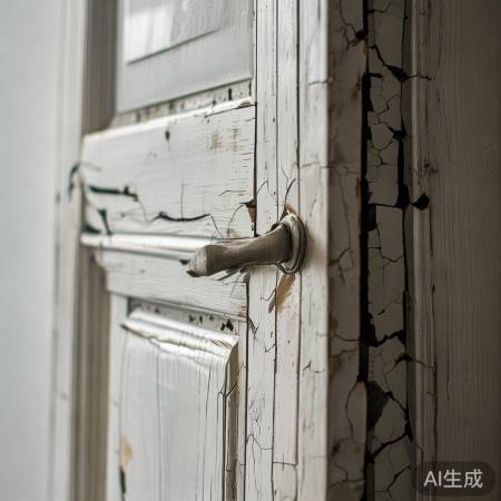 劣质门板易变形，影响保温隔音