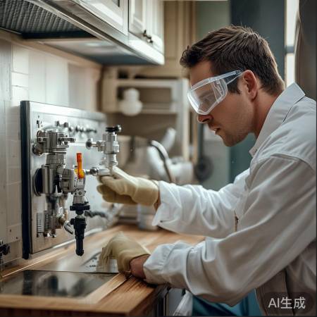 燃气阀检查，听漏气