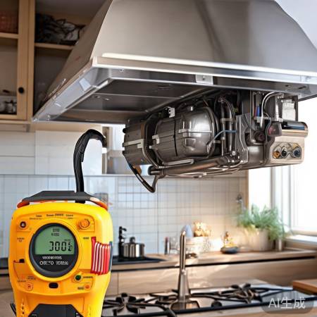 检查油烟机电机，确保正常运作。