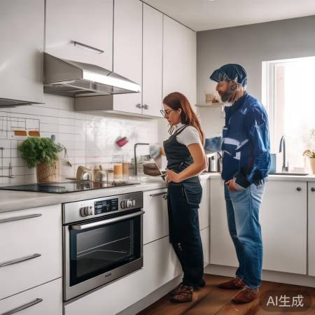 集成灶换新简单，厨房焕新轻松。