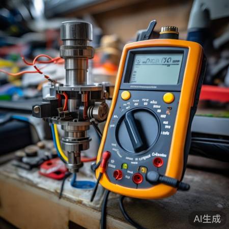 “检查电磁线圈，测电阻值。”