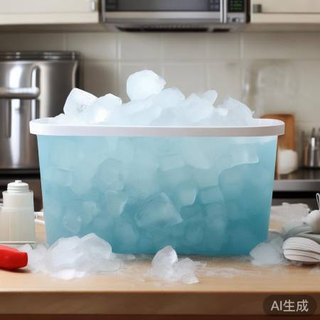 快速解冻冰块小窍门