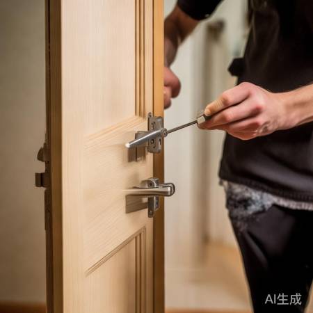 装门板，检查门锁