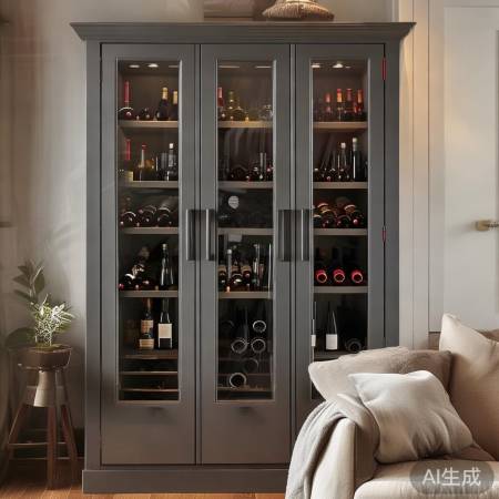 灰色红酒柜，家居新宠