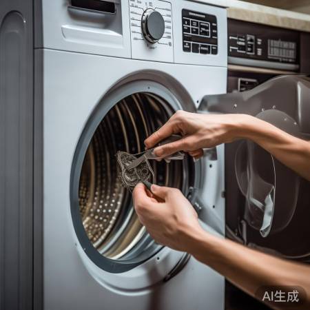 切断电源，检查洗衣机内部